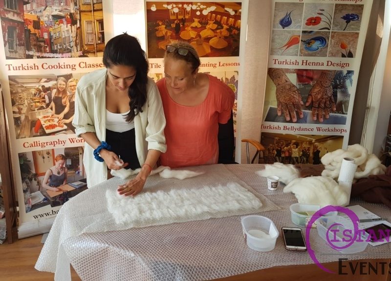 Traditional Turkish Felt Kece Making Workshops in Istanbul