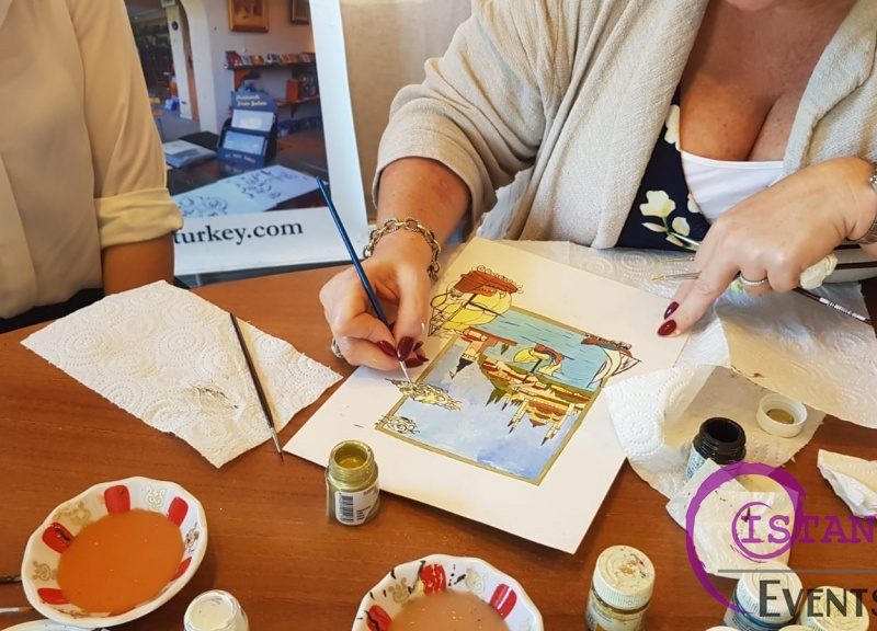 Ottoman Miniature Watercolor Paintings Workshop