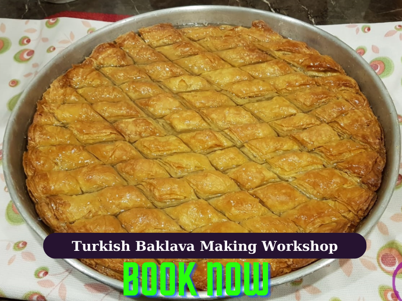 Home Made Baklava Workshop Lesson in Istanbul