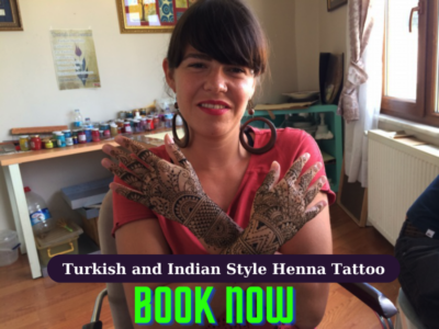 Turkish and Indian Style Henna Tattoo In Istanbul