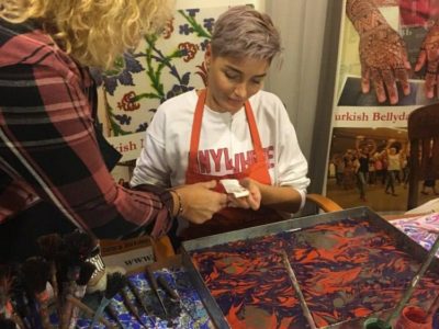 Turkish Marbling Ebru Lessons Workshops In Istanbul