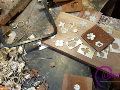 Mother of Pearl Wood Inlay Sedef Art Workshop Istanbul