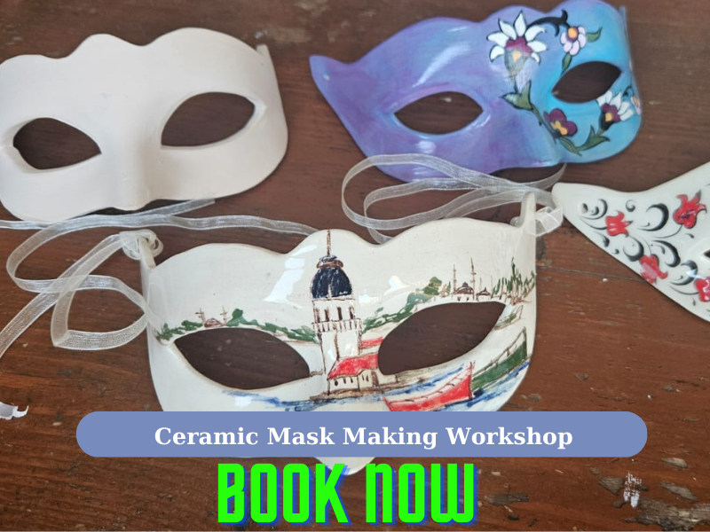 Ceramic Mask Making Workshop Istanbul