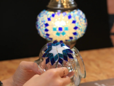 Ottoman Turkish Mosaic Lamp Workshop